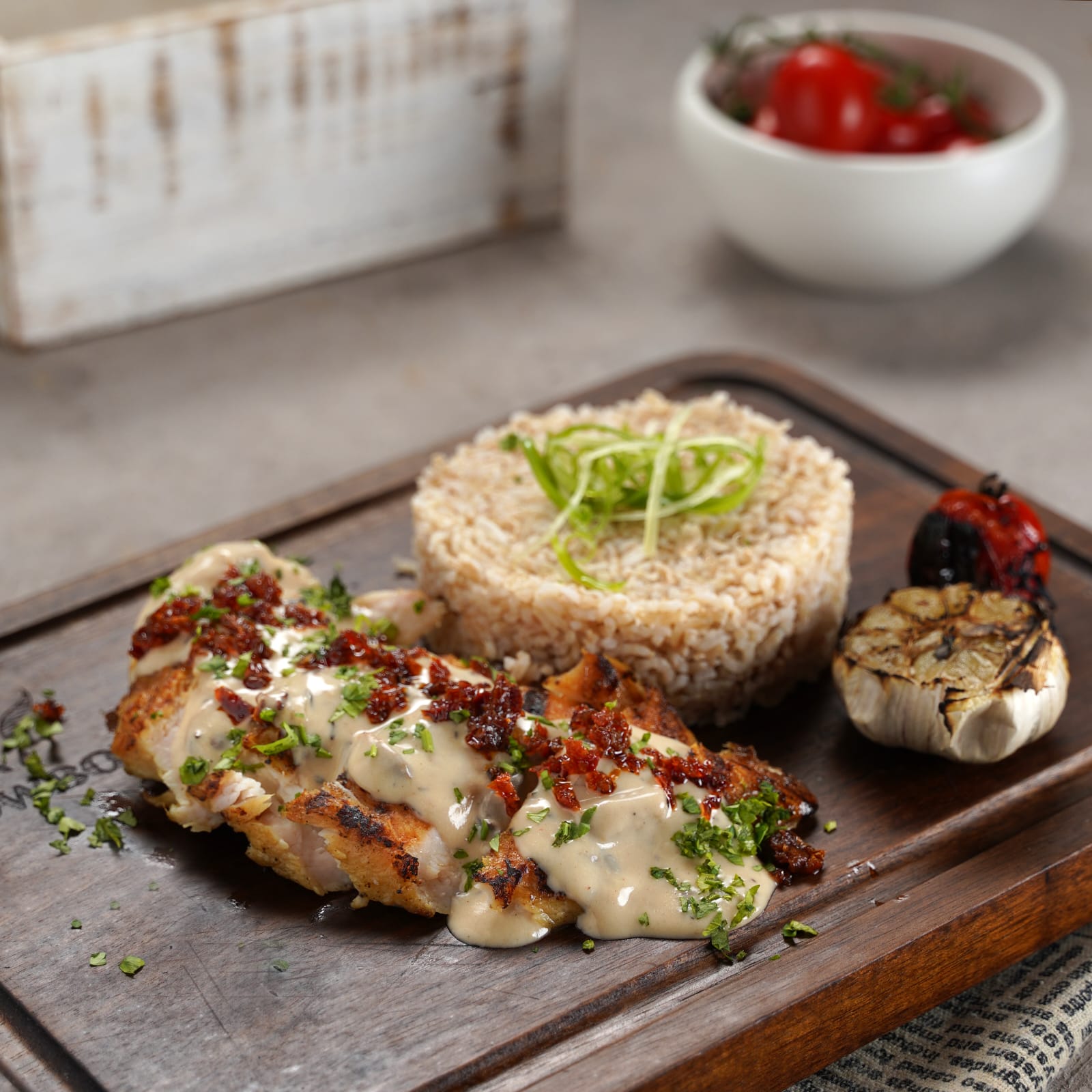 Chicken Breast with Brown Rice