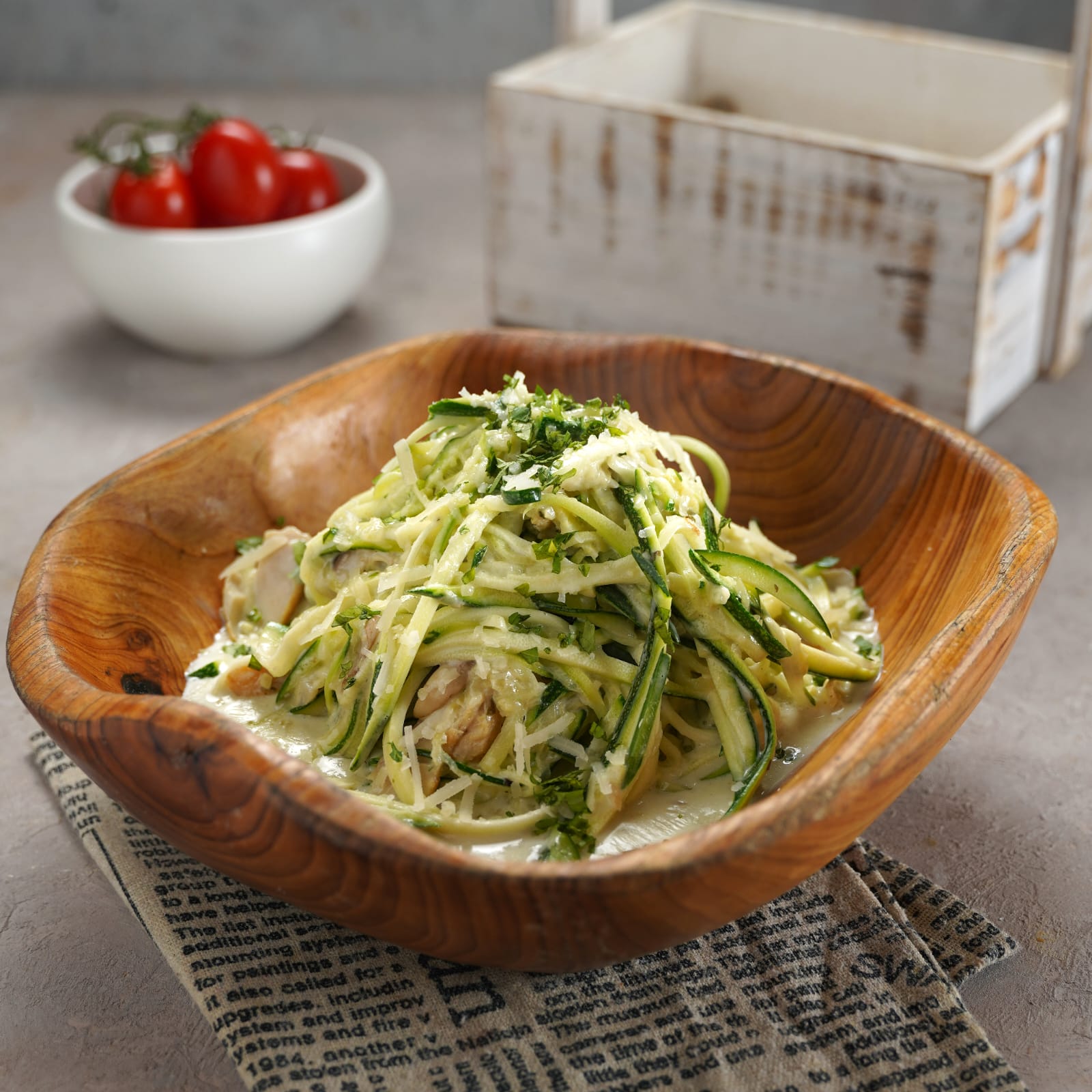  Zucchini Alfredo